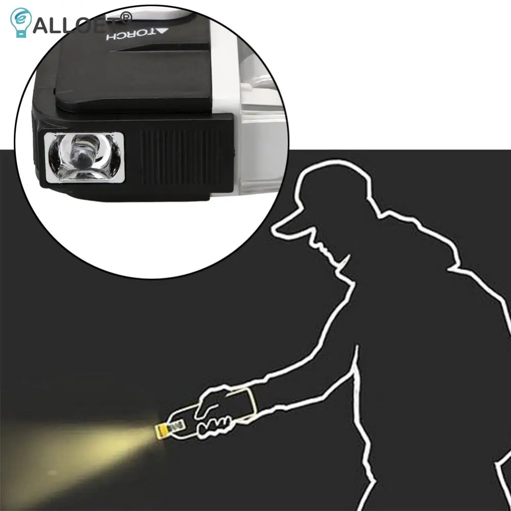 UV Flashlight Handheld Ultra Violet LED Flashlight Inspection UV Lamp For Checking Banknotes Paper Quality On Security Documents