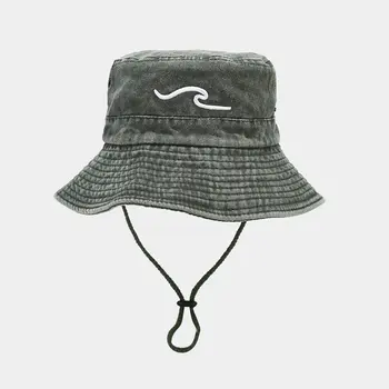 Embroidered Cotton Bucket Hat 4