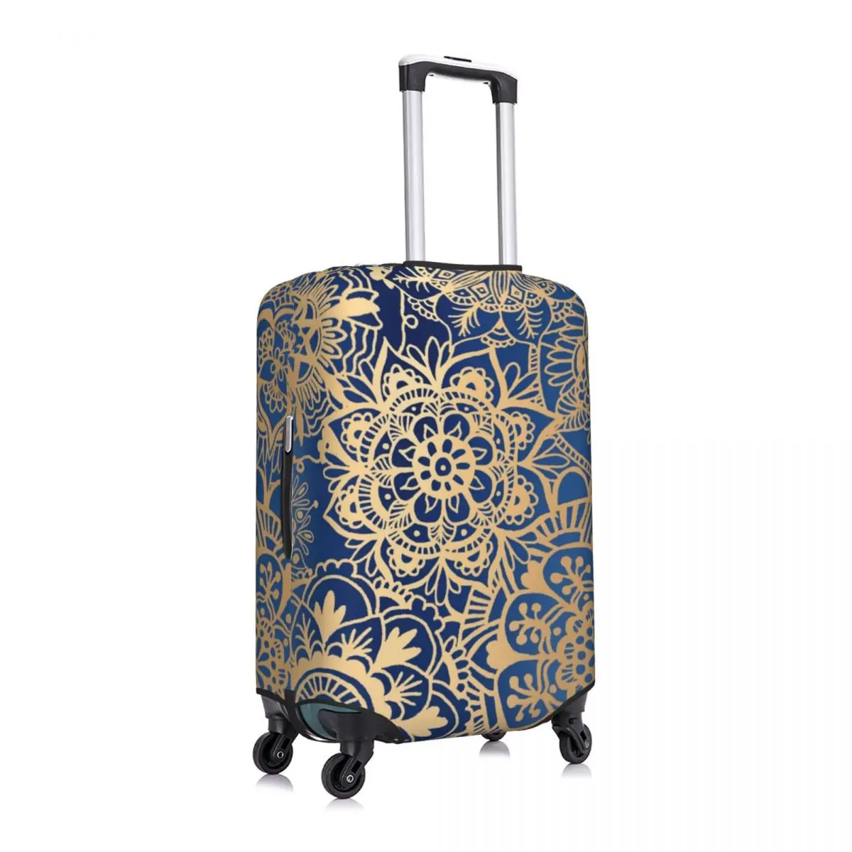 Mandala Suitcase Cover Floral Mystery Cruise Trip Flight Fun Luggage Supplies Protection 3