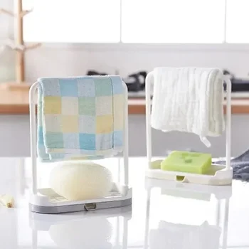 Cucina tinta unita semplice portaoggetti asciugamano spugna scolapiatti straccio strofinaccio appendiabiti portasapone lavello organizer da tavolo 1