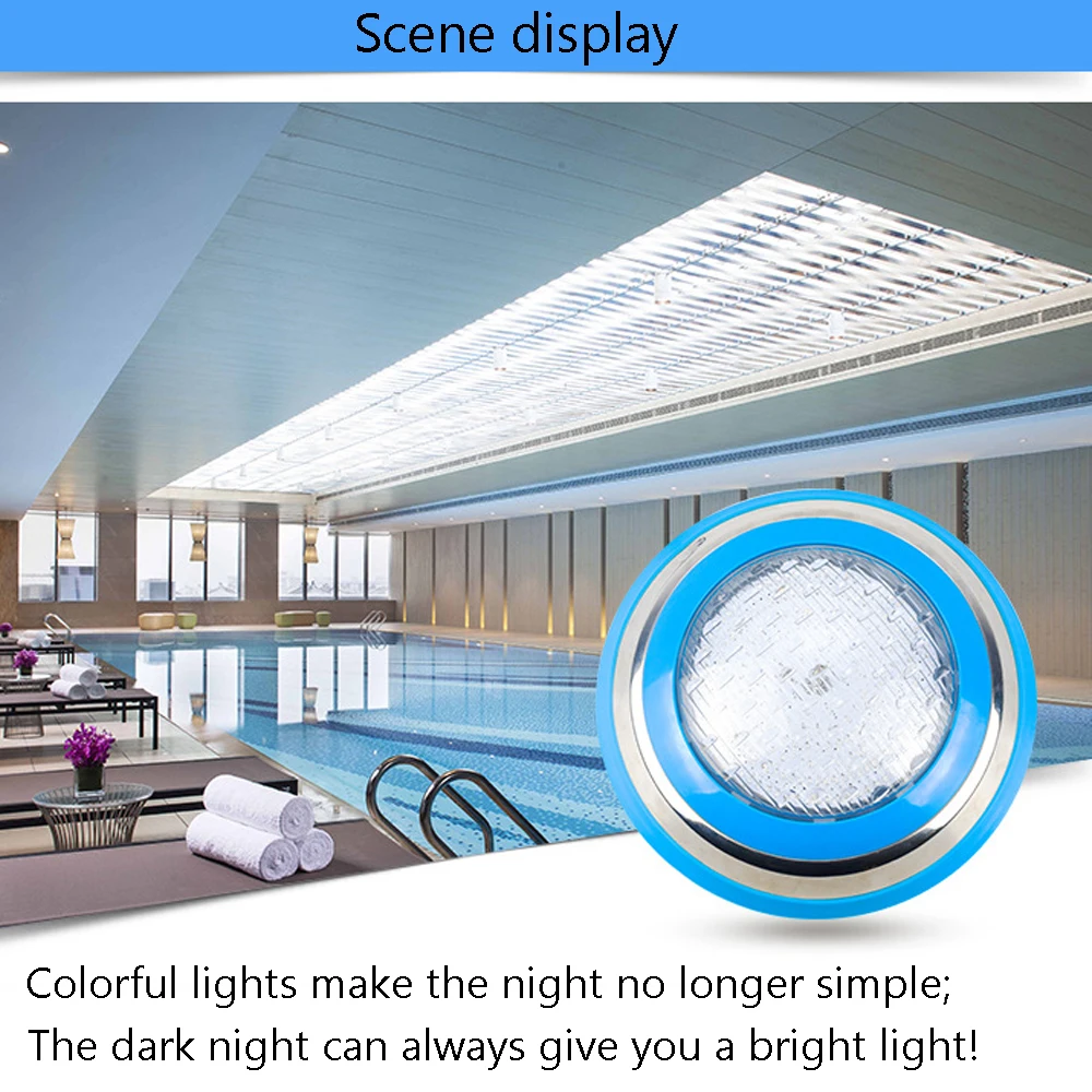 SMD2835 LED IP68 Waterproof Pond Light, Square Fountain Lighting 12W 18W 25W 35W 45W Outdoor RGB Underwater Landscape Light 12V