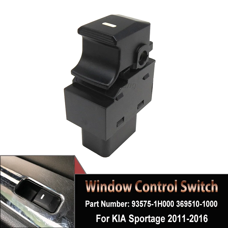 

Переключатель для подъема окон и дверей для KIA Sportage, подъемный переключатель 93575-1H000 369510-1000 93581-3W000, автомобильные аксессуары