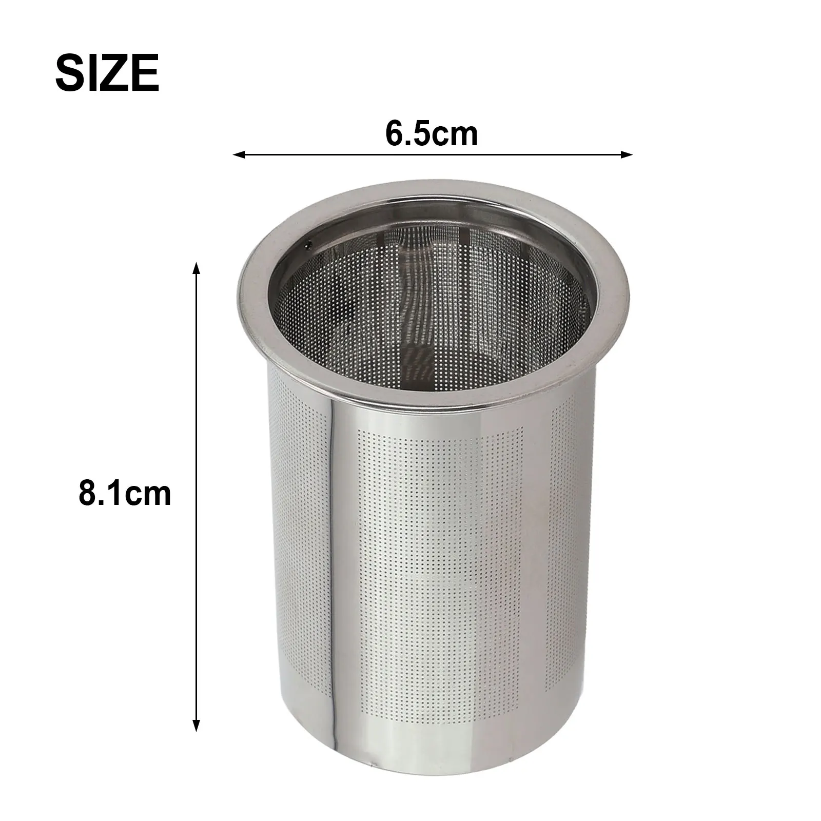 1PCS Brew Coffee Strainer Tea Coffee Infuser Filter Stainless Reusable Fine Mesh Sifter Inner Mesh Tea Maker Tools