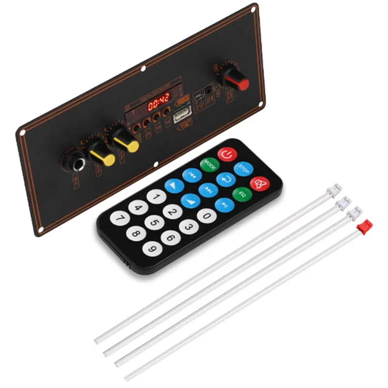 

Черный домашний цифровой усилитель, 15 Вт, комплект MP3 декодера 5 в 10 Вт, аудио Мощность, Bluetooth, FM для музыкальных динамиков, управление громкостью