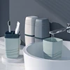 Portable Wash Cup Toothbrush Mouthwash Household Set Tooth Cylinder Toothpaste Storage Box 4