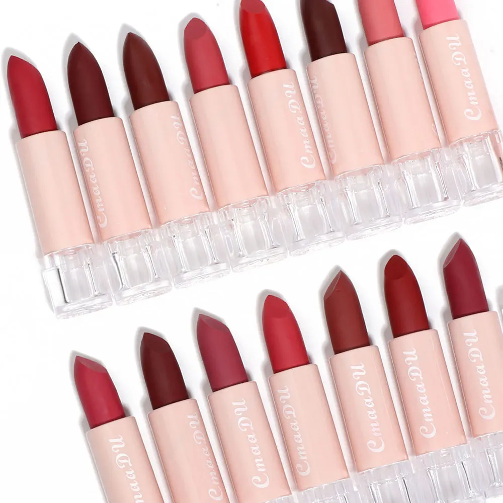 15 Colors Matte Lipstick 24 Hours Water Resistant Lipsticks Lip tint korean Makeup For Women Beauty Lip Stain Cheap Small Makeup