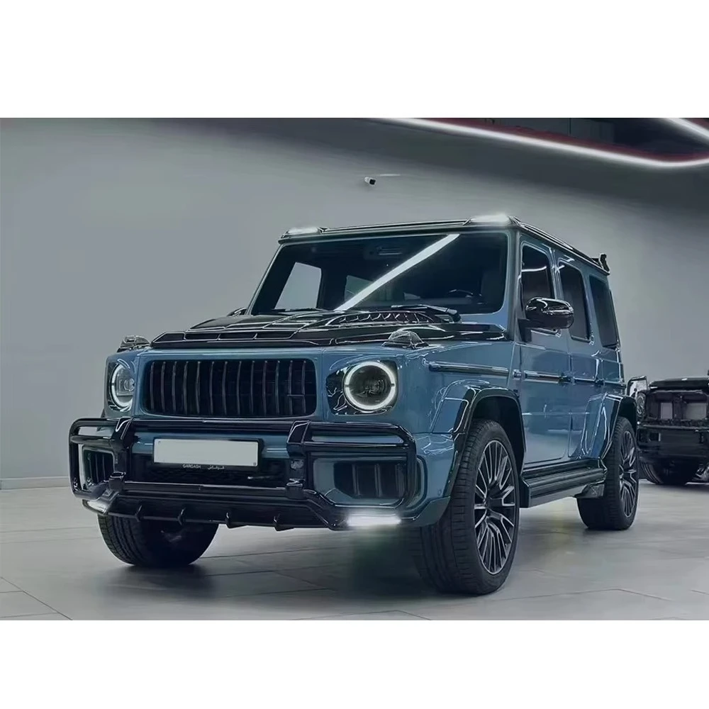 2025 G 클래스 W465 G63 프론트 립 TOP 스타일 프론트 디퓨저 범퍼 립 전면 립 드라이 카본 외장 자동차 부품