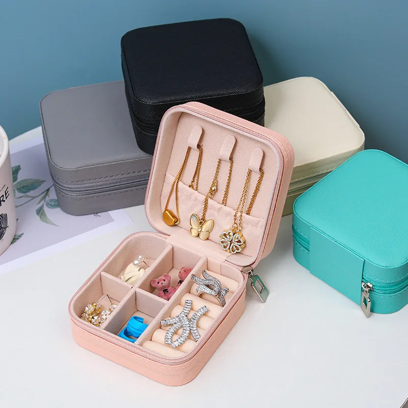 Storage Box Makeup Organizer Jewelry Box Makeup Storage Box Cosmetic Storage Box Jewelry Organizer Jewelry Storage Gift Box Earrings Necklace Ring Organizer Makeup Storage