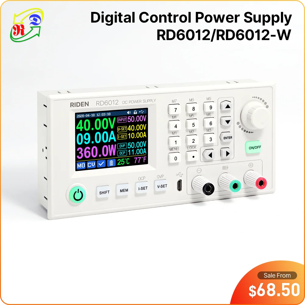 Rd Rd6012 Rd6012w Usb Wifi Dc To Dc Voltage Step Down Bench Power Supply Adjustable Buck Converter Voltmeter 60v 12a Multimeters Aliexpress