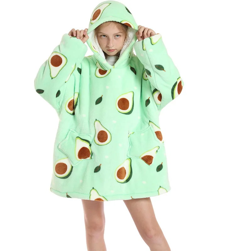 Children Flannel Pajamas Autumn and Winter Pajamas for Girl Warm Kids Sleepwear Robe Boy Sleepwear Family Matching Homewear1-12Y