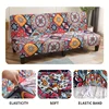 LANMOLIFE Armless Futon Sofa Bed Cover Removable Cleaning Furniture Protective Covers Spandex Non-Slip Elastic Home Decor 4