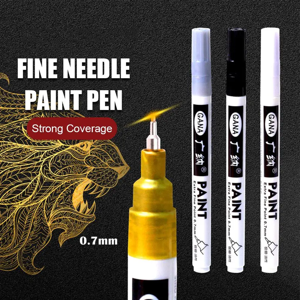 

0.7mm Waterproof Paint Pen Extra Fine Point Paint Marker Non-toxic Permanent Marker Pen DIY Art For Cards Posters Non-toxic R0W5