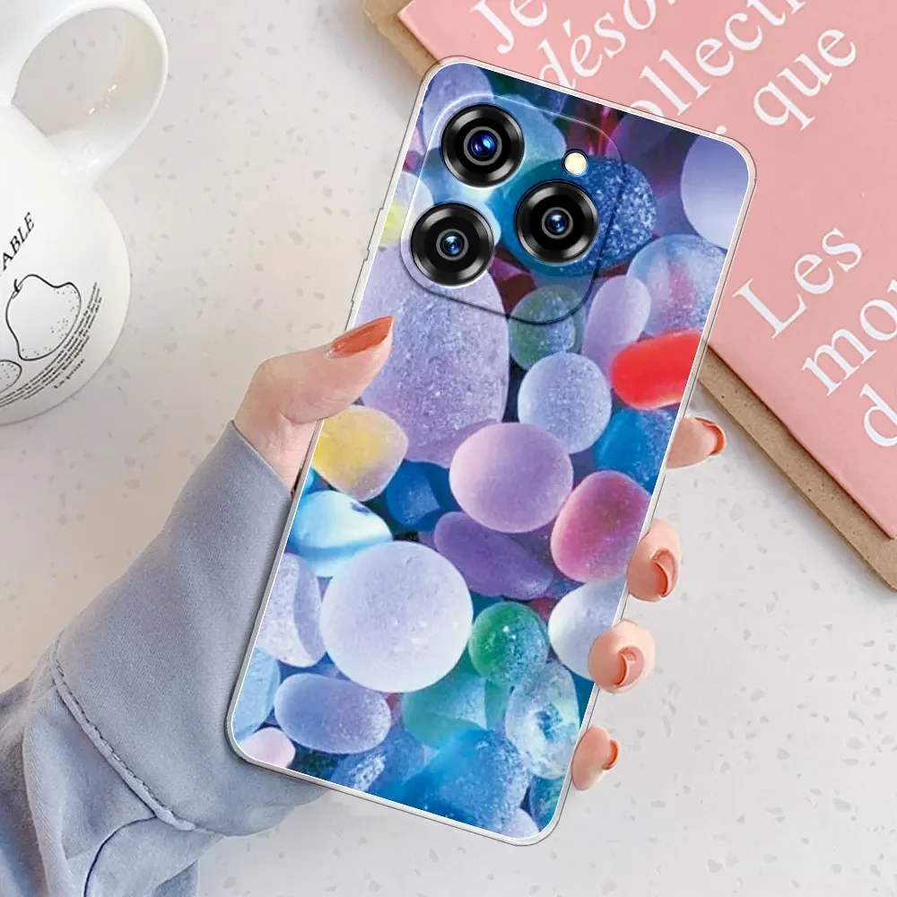 Clear Shockproof Silicone Phone Case - Fashionable Soft TPU Back Cover