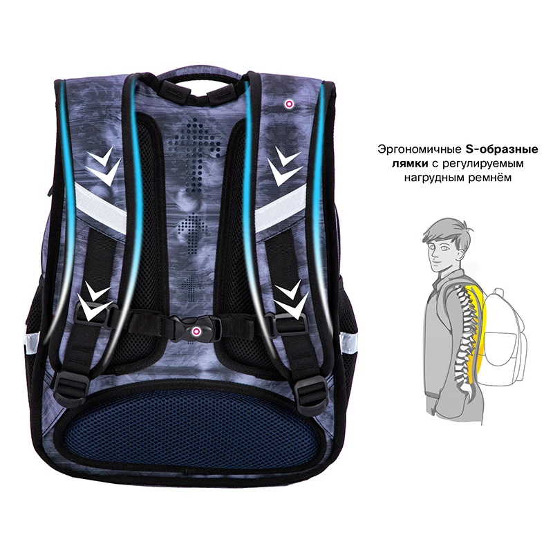 Cartoon Orthopedic School Backpacks Boys Car Double Shoulder Bags Children Primary Grade 1 Students Bookbag Mochila Infantil 4