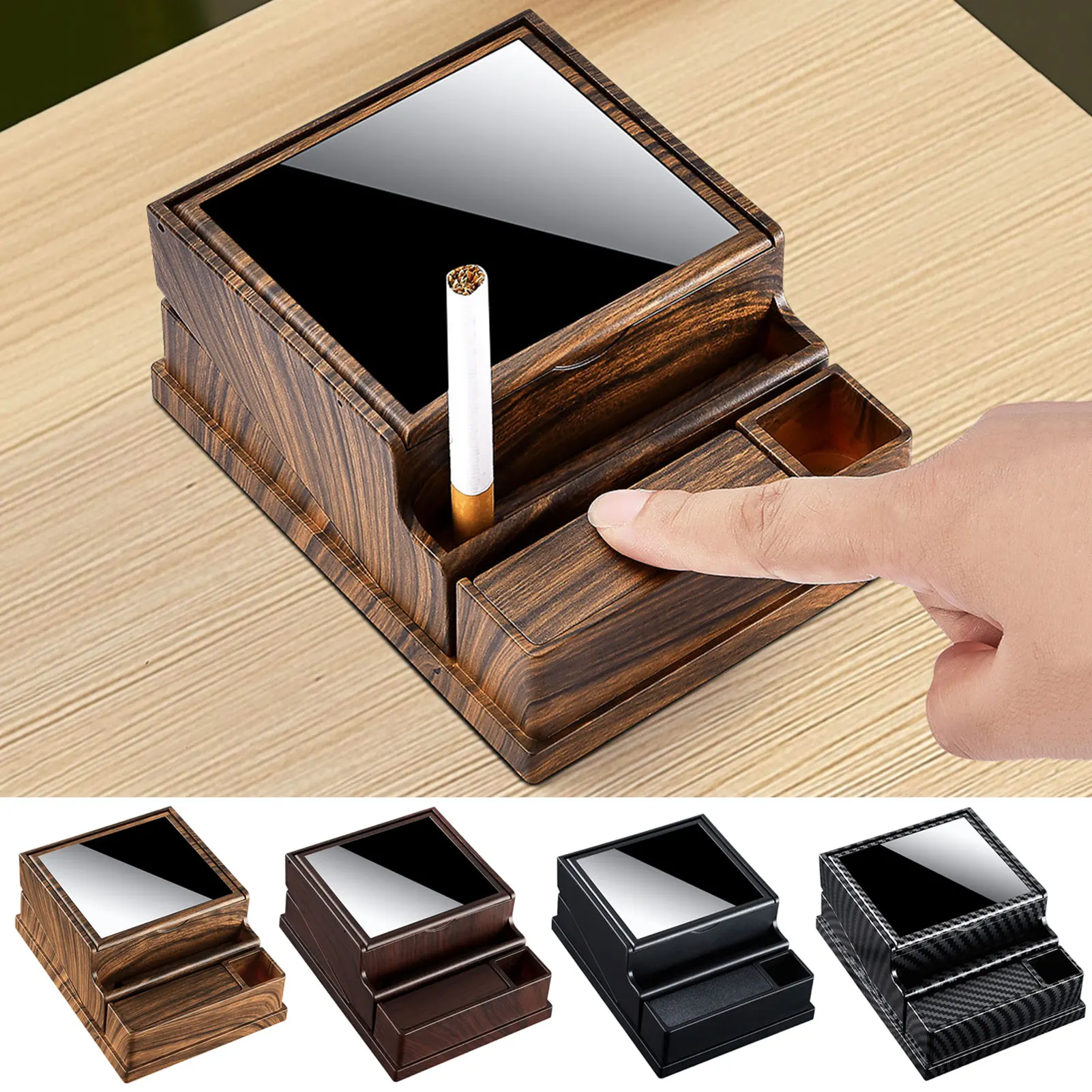 Durable One-Click Automatic Eject Cigarette Storage Case