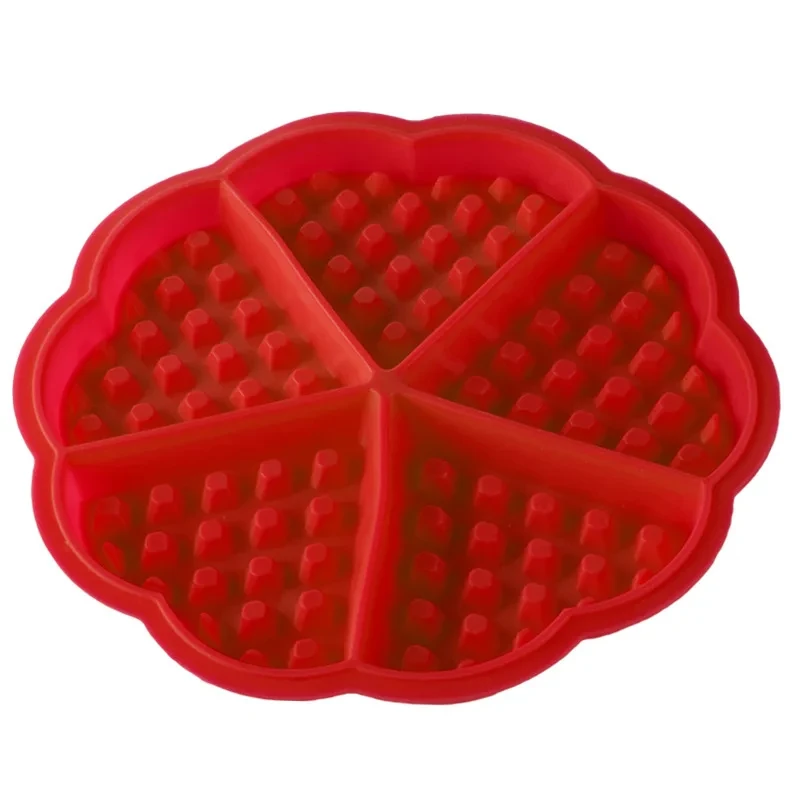 Moldes de silicona para gofres, moldes antiadherentes para hornear microondas, galletas, corazones, muffins, herramientas de decoración de pasteles
