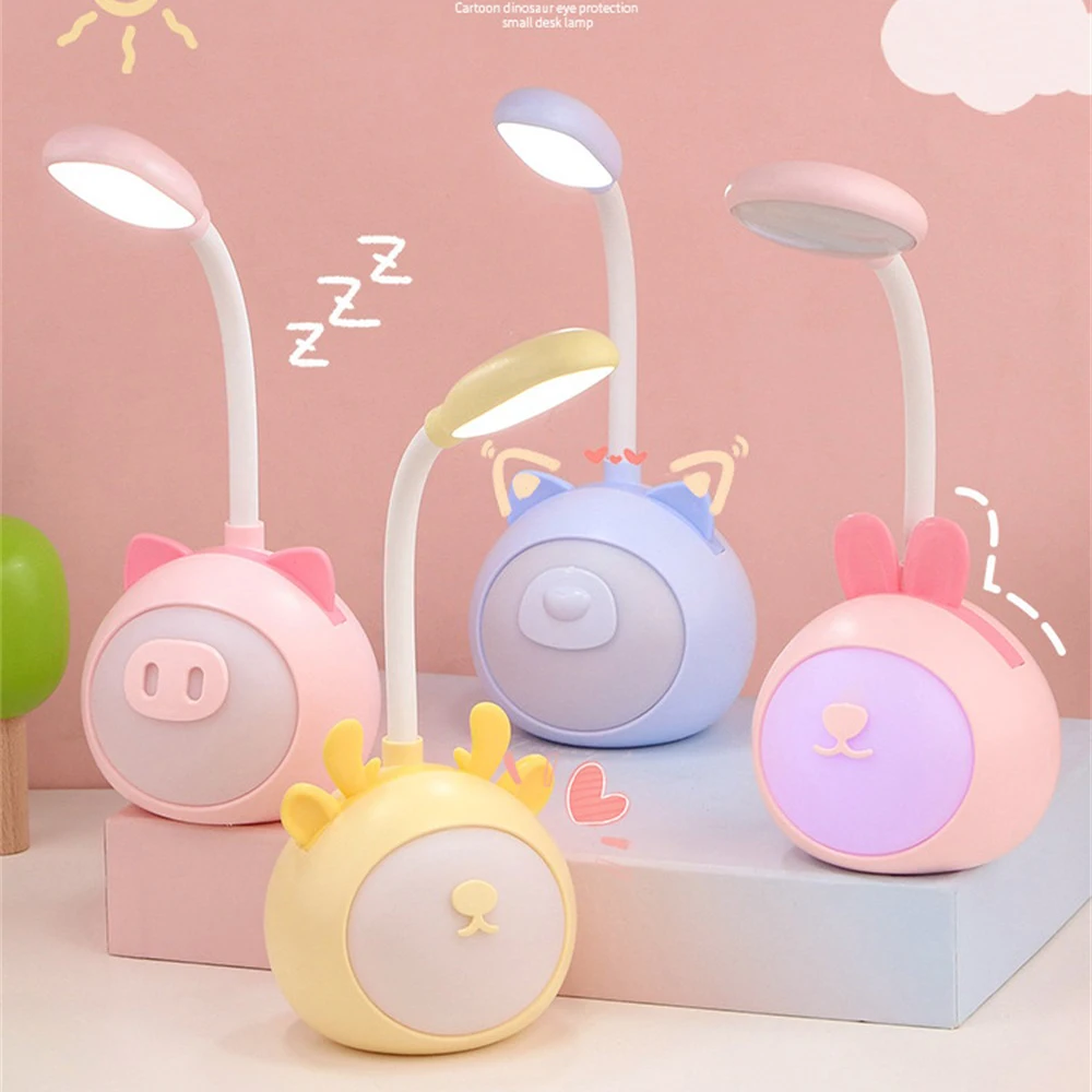 

Childrens Bedside Rechargeable Bedside Night Light Suitable For Reading Lamp Cartoon Lovely Practical Led Table Lamp Table Lamp