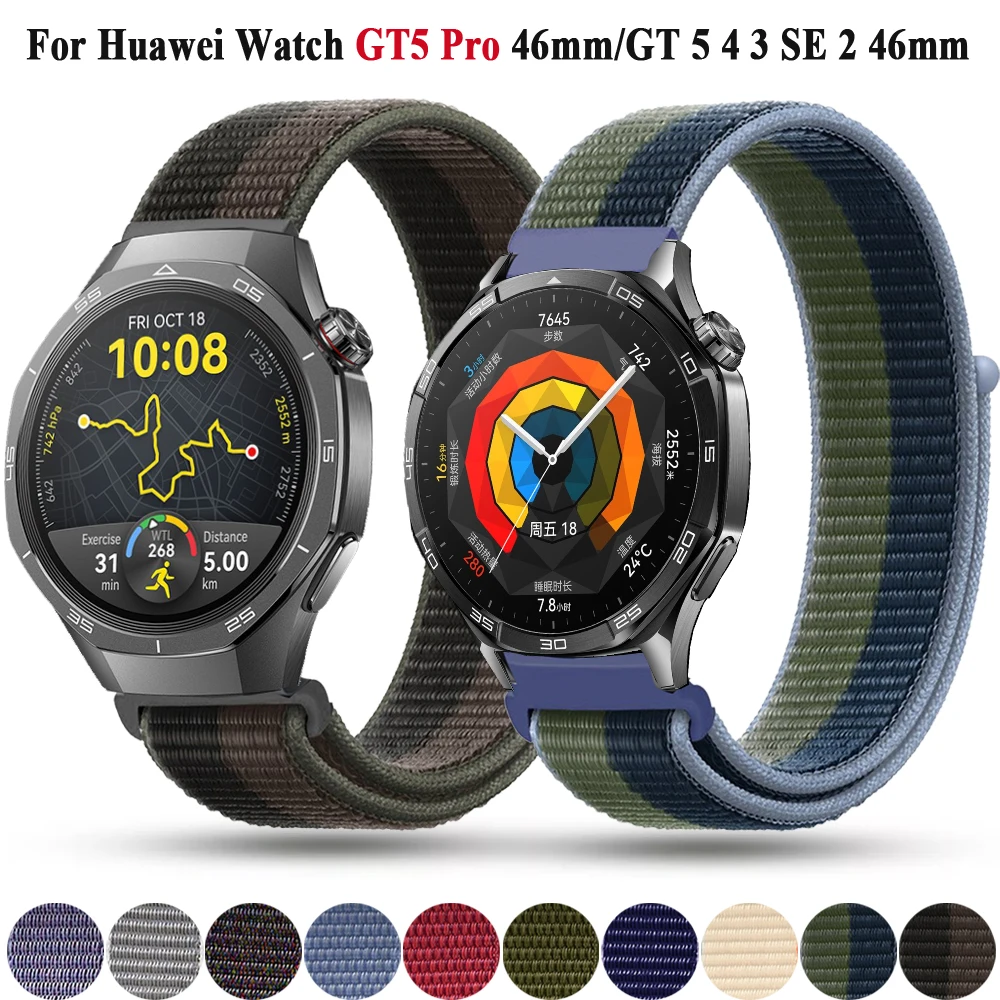 Premium Nylon 22mm Replacement Watch Strap Bracelet