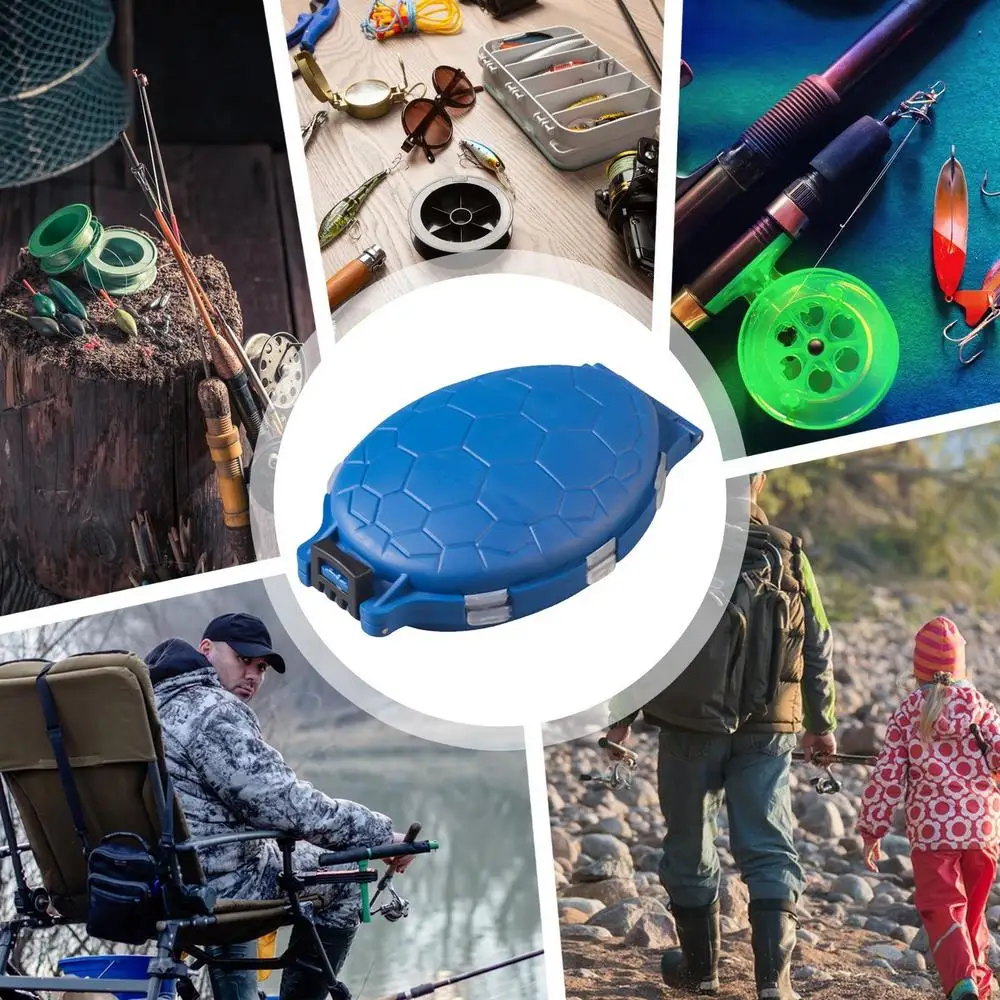 Description Picture 5 of itemFishing Tackle Box 12-Grid Fishing Lure Bait Hooks Storage Box Lure Organizer Turtle Shaped Case Tackle Box For Fishing Lures