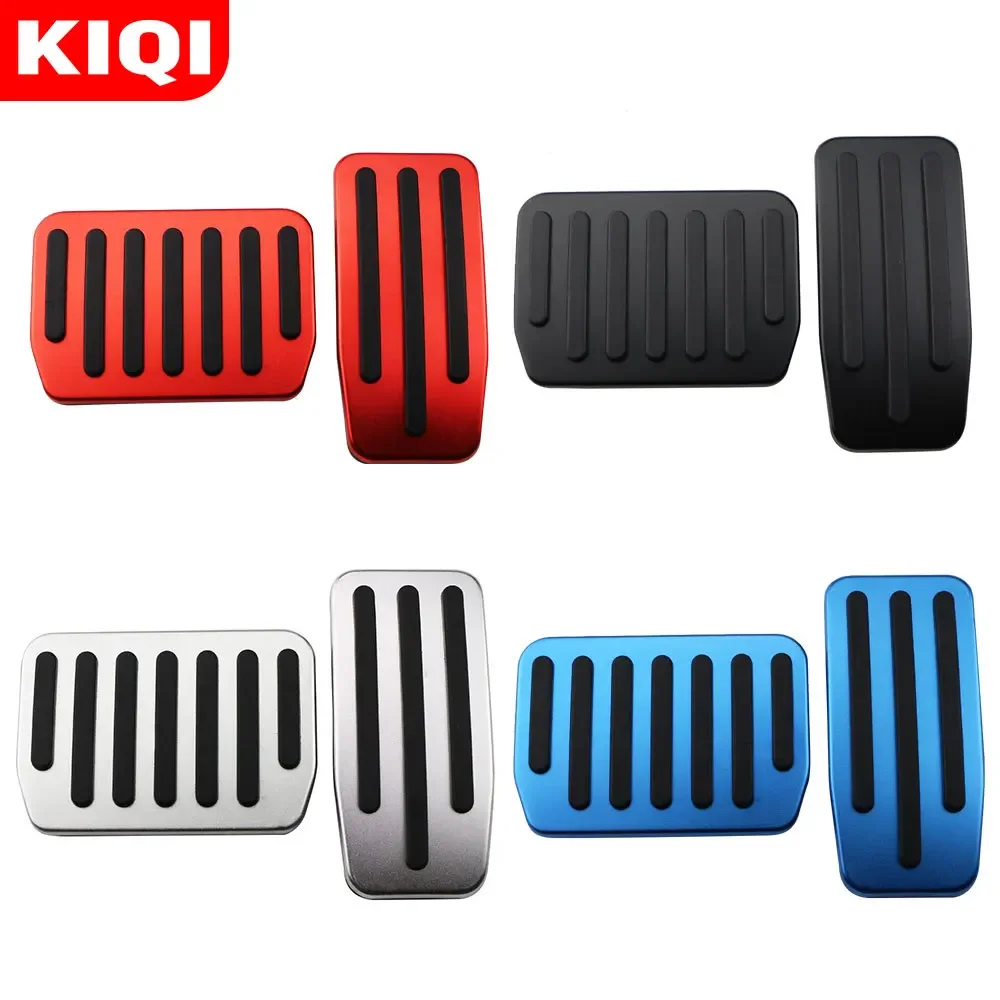Car Pedals Pedal Cover Fit for Tesla Model 3-Accelerator Gas Fuel Brake Rest Pedal Pads Aluminum Non-Slip