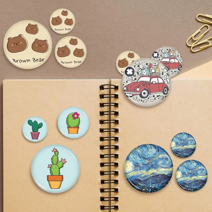 200 Sets Professional Button Maker Supplies