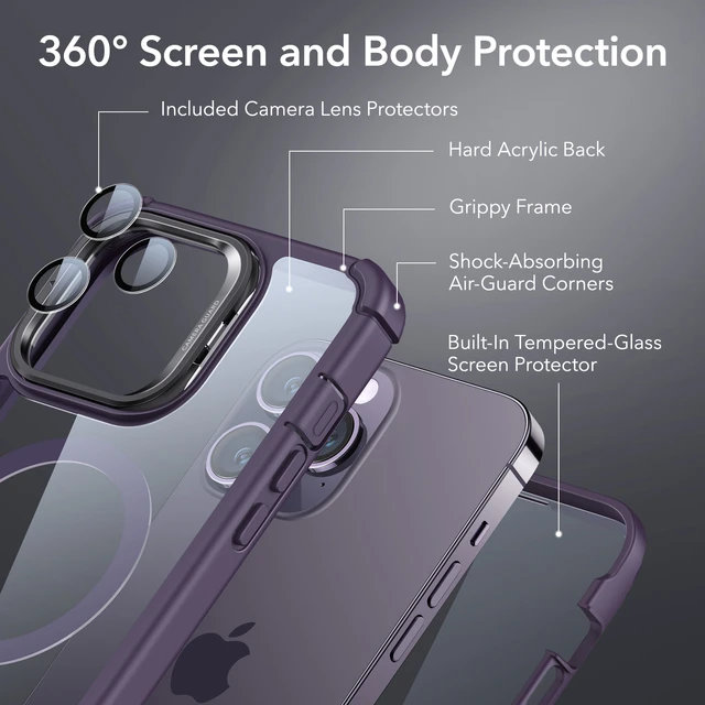 Buy ESR iPhone 15 Pro Max Screen Protector, Genuine ESR Full Cover