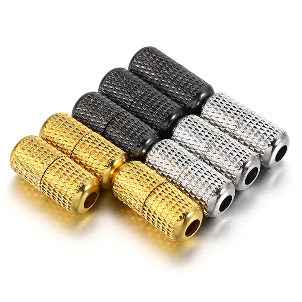 5/10/20pcs 18x8mm Metal Capsule Lock Buckle Clasps for DIY Bracelet