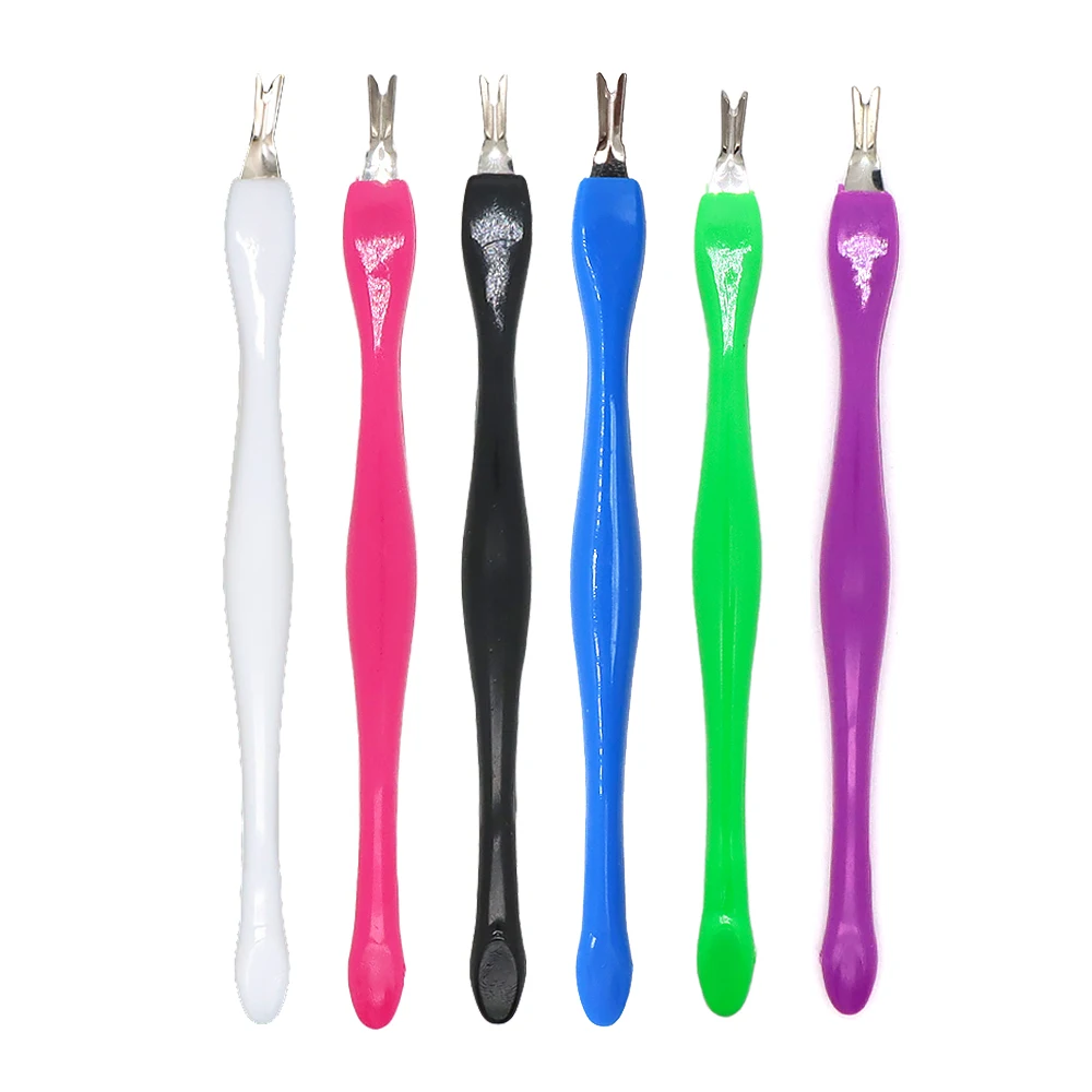 Professional Nail Cuticle Remover Pusher Product Stainless Steel Trimmer Dead Skin Fork Pedicure Manicure Accessories Tool 12Pcs