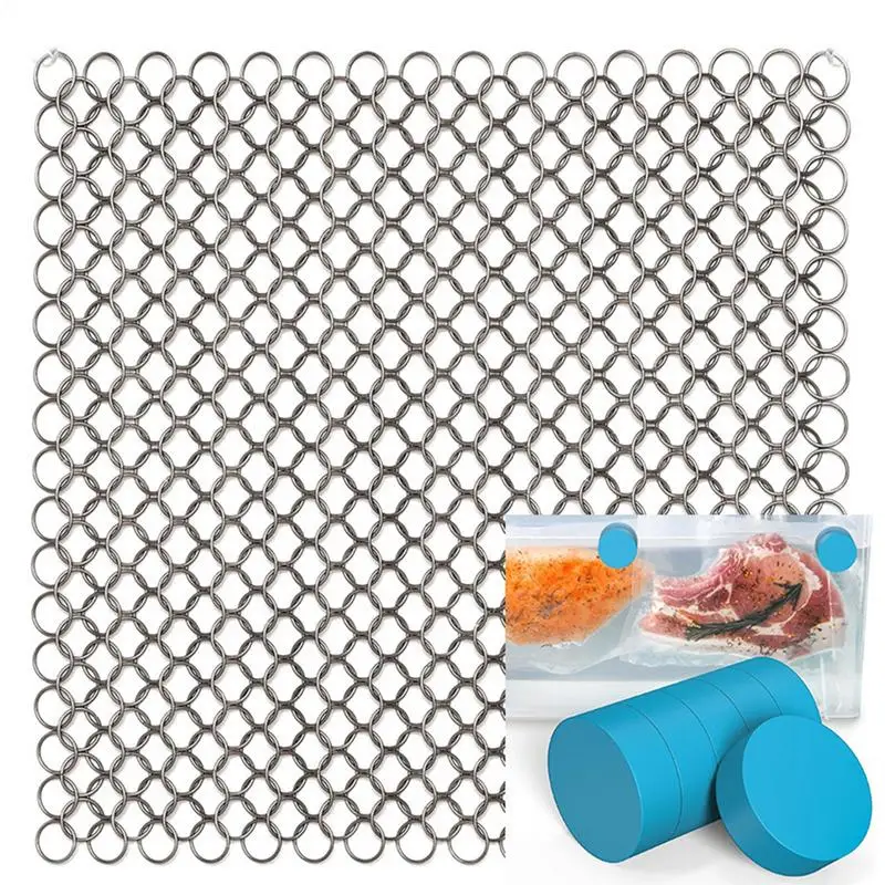 Stainless Steel Sink Weight Food Grade Sous Vide Mesh Immersion Cooking Bag To Keep Food Immersed Sous Vide Cooking Accessorie kitchen tools