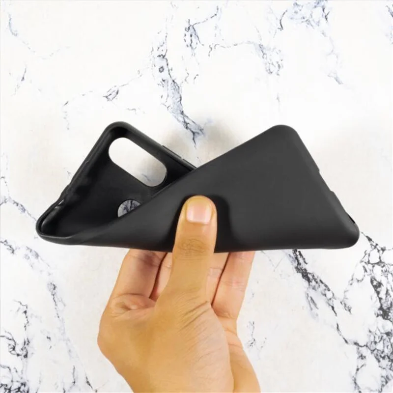 Ultra Thin Black Silicone TPU Phone Case Cover