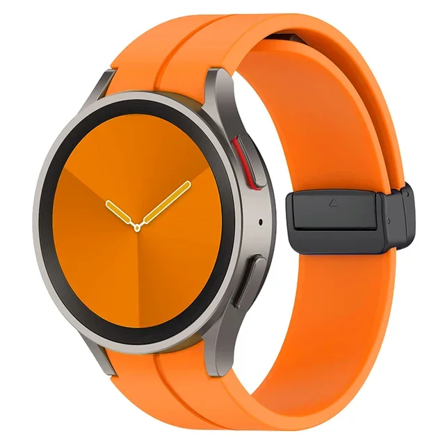Premium Silicone Magnetic Buckle Watch Strap