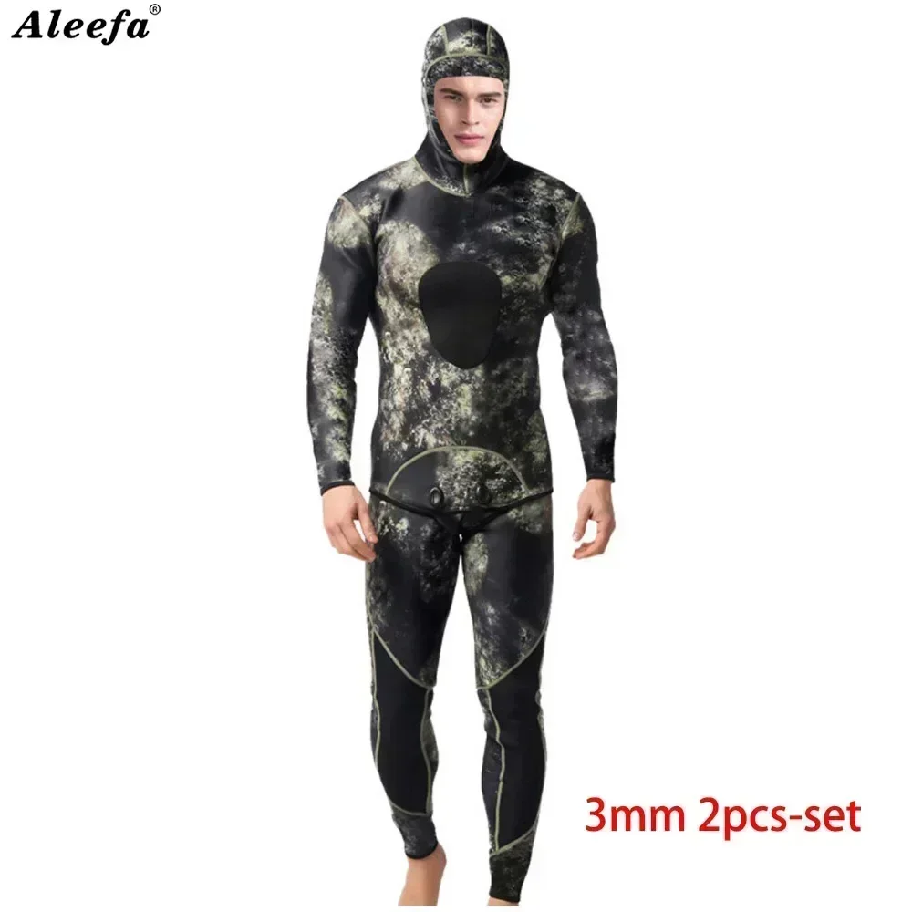 3mm Neoprene Men's Diving Suit Scuba Spearfishing Surfing Jumpsuit