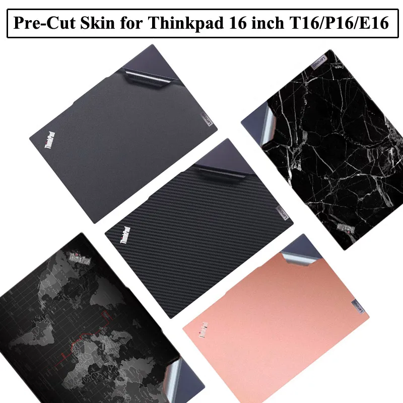 Pre-Cut Sticker Skin Cover for Thinkpad 2024 16 inch Palmrest Lcd Film Decal for Thinkpad T16 P16s P16 E16 P16V Gen 3 2 1