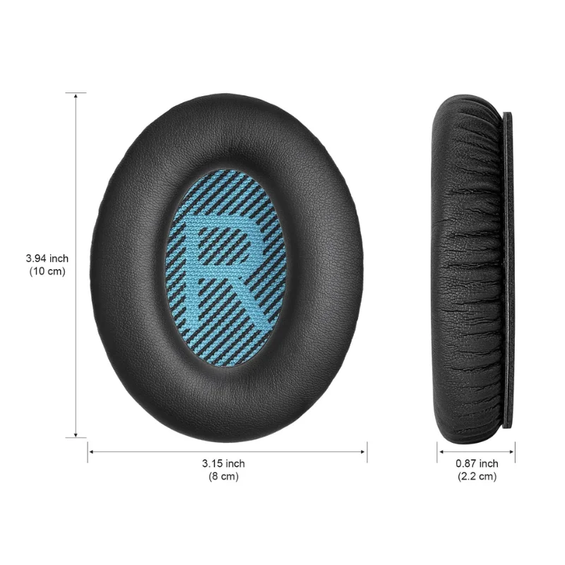 Premium Replacement Ear Pads with Enhanced Thickness for Noise-Canceling Headphones