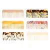 Wide Teeth Acetate Hair Combs Anti-static Massage Hair Brush Hairdressing Colorful Hairdress Salon Styling Traveling Accessories 6