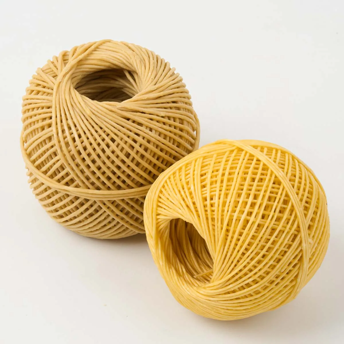 Creativity Yellow Beeswax Wick Ball 61MM Hemps Smokeless Candle Wicks Handmade Crafts Wax Stick Making DIY Projects Accessories