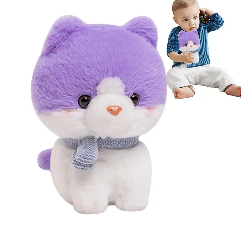 

Мягкая плюшевая игрушка в виде кошки, милая мягкая игрушка, плюшевые животные для детей, мягкие игрушки для игр, спутники, подарок, Настольная кукла-хранитель, плюшевые игрушки