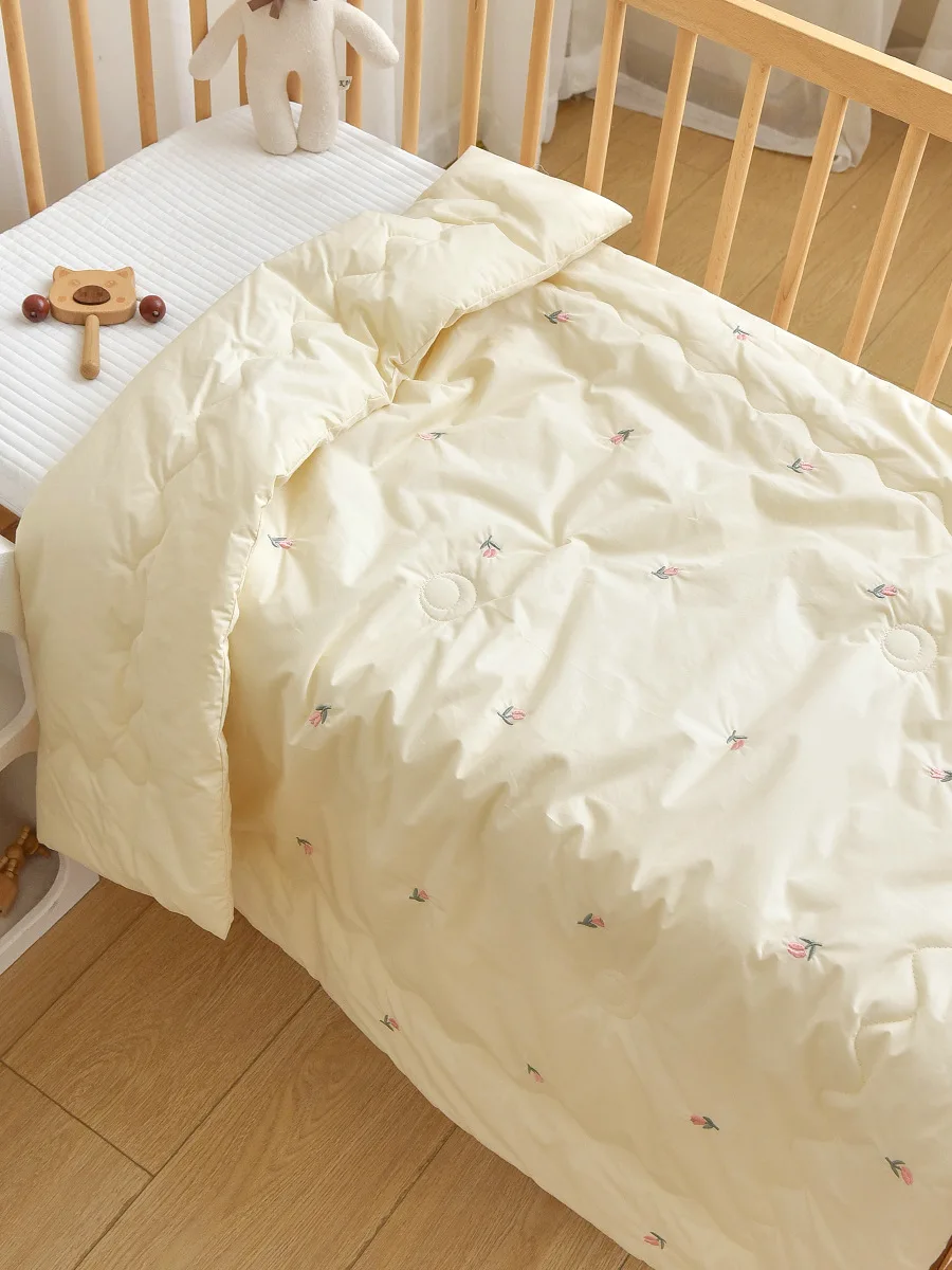 Baby Cotton-Padded Quilt Thickened for Autumn and Winter Newborn Blanket Kindergarten Children Nap Blanket CJ298
