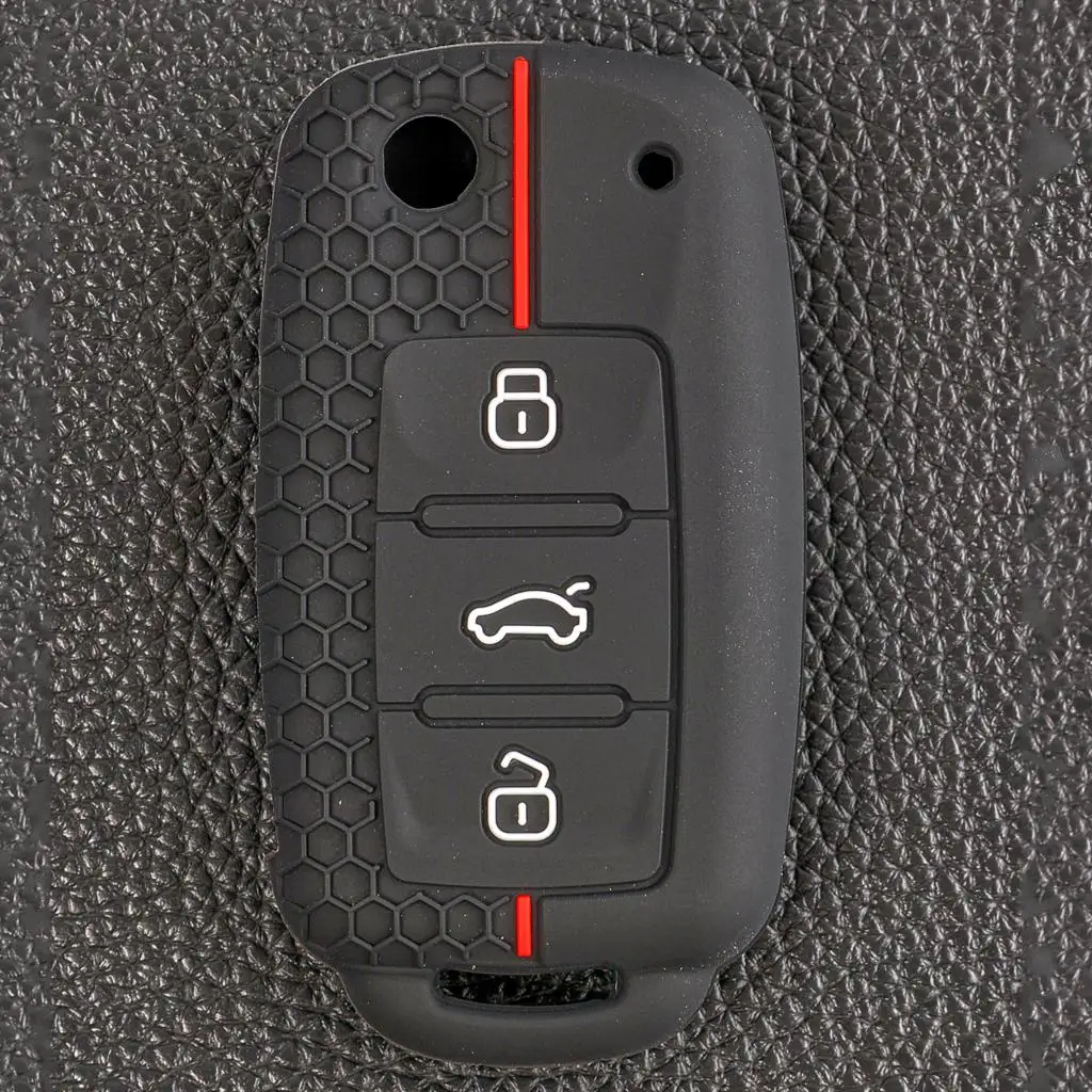 3 Button Car Remote Flip Key Fob Case Holder For Volkswagen Golf MK6 Polo Beetle Tiguan Touran Passat Caddy Jetta Eos Skoda Seat key case cover key case flip key fob shell car key shell remote control case cover