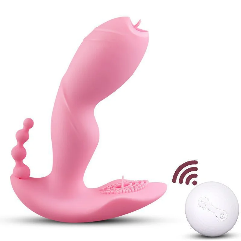 Clitoris Stimulation Wearable Silicone G Spot Buckle Vibrator Tongue Licking Anal Massage Adult Sex Toy for Women Masturbation sex toys