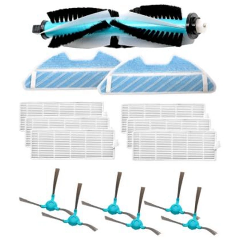 

Основная боковая щетка, HEPA-фильтр для робота Cecotec Conga 1290 1390 Запчасти для пылесоса