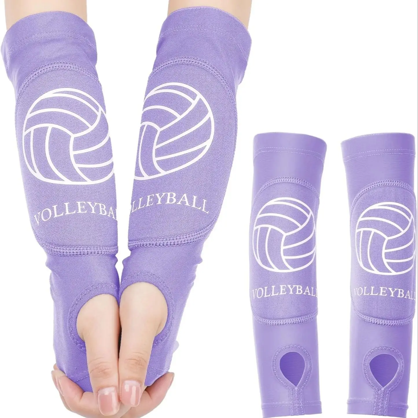 2-teilige Volleyball-Armstulpen, Unterarm-Ärmel, Volleyball-Armpolster für Jungen, Mädchen, Teenager, Jugendliche, Handgelenkschutz – Detail 1