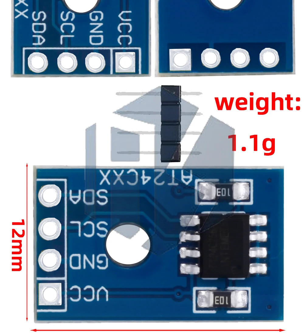 1 ~ 10PCS AT24C256 AT24C I2C Interface EEPROM Speicher Modul Für Arduino IIC MCU Entwicklung Intelligente Auto Zubehör – Detail 6