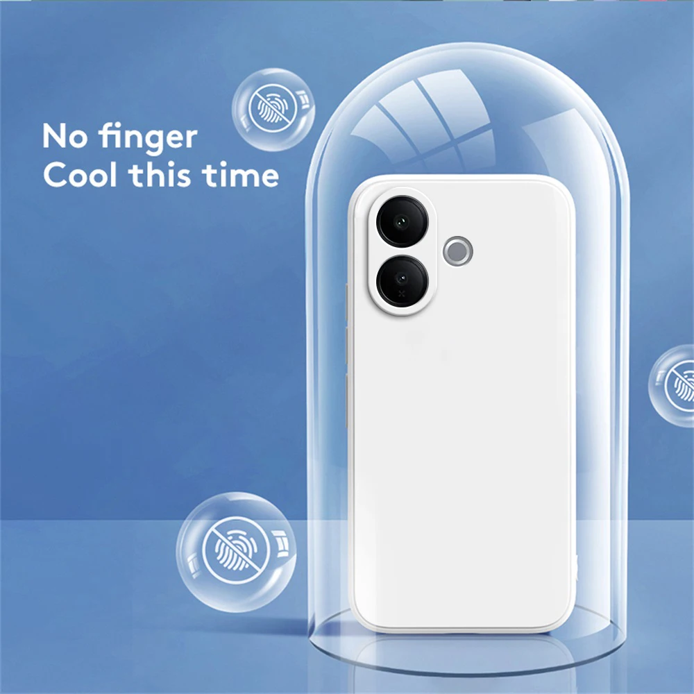 Premium Silicone Phone Case with Camera Protection – Fashionable High-Quality Back Cover