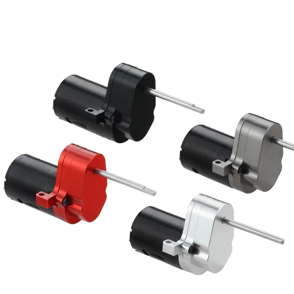 GTPBAO Reduktionsmotor D12 – Metallgetriebe, Stahlgetriebegehäuse, 370 Bürstenmotor, Für 1/10 RC-Auto & DIY