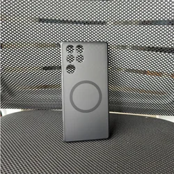 Magnetic Wireless Charging Armor Case - Matte & Clear Finish, Air Shockproof Cover for ZTE nubia RedMagic 11 Air (With Magnetic Black)