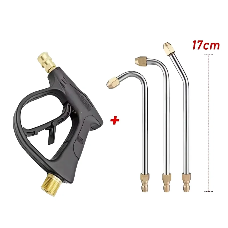 1/4 Quick Connector Metal Spray Gun Cleaning Rod - Metric Thread for Car Wash Machine Water Gun Cleaning Tool 5