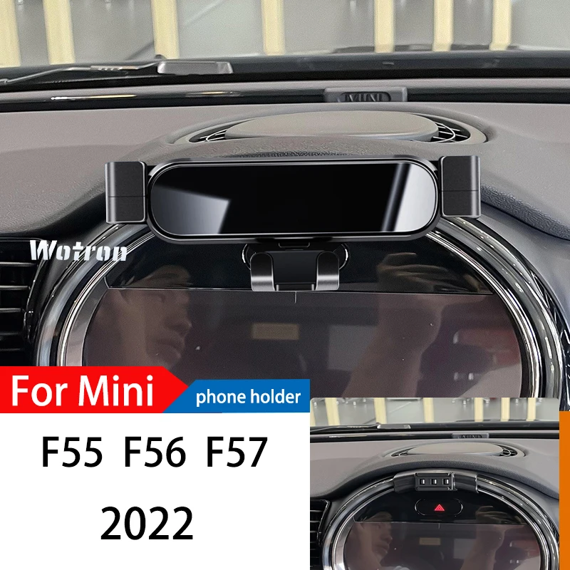 Autotelefonhalter für BMW Mini 2016–2022, F55 F56 F57GPS, spezielle Schwerkraft-Navigation, Handy-Halterung, 360-Grad-Drehständer – Detail 15