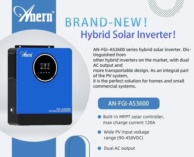 3.6KW 3600W ソーラーハイブリッドインバーター 純粋な正弦波 3.6KW 3600W ソーラーハイブリッドインバーター 純粋な正弦波