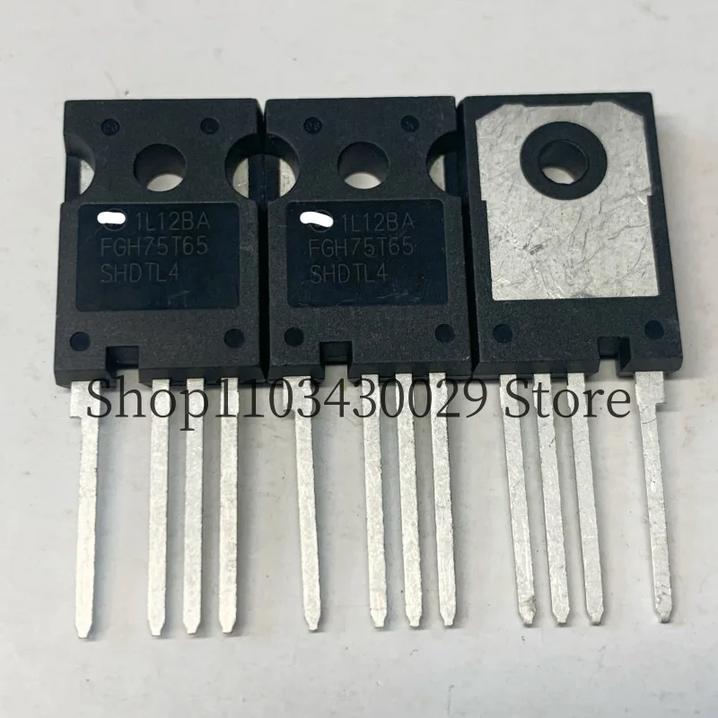 

10Pcs New Original FGH75T65SHDTL4 TO-247-4 75A 650V IGBT Transistor
